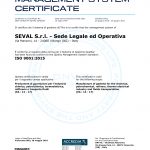 SEVAL Srl ISO 9001 - 2018 Certificate-1